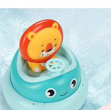 Load image into Gallery viewer, KKOZESST Baby Bath Toys, Automatic Spray Water Baby Toys for Toddlers 1-3, Lion Shower Bathtub Toys with Spinning Boat for Infants Kids Gifts Boys Girls
