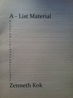 MJM A-List Material by Zenneth Kok