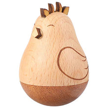 Load image into Gallery viewer, TomaiBaby Wooden Tumbler Toys Chicken Roly Poly Tumbler Toy Kids Educational Toys for Baby Toddlers Kids (Wood Color)
