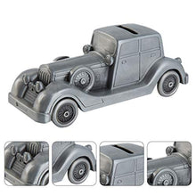 Load image into Gallery viewer, NUOBESTY Car Piggy Bank Retro Coin Bank Money Saving Pot Box Metal Car Figurines Christmas Birthday Gifts for Kids Boys Girls Home Decoration (Silver)
