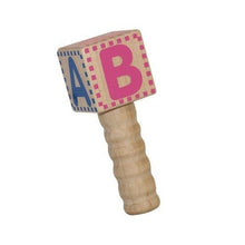 Load image into Gallery viewer, Classic Wood Baby Rattle Made in USA
