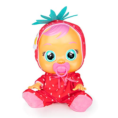Cry Babies Tutti Frutti Ella The Strawberry Scented Baby Doll,Single,Multi-Coloured