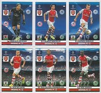 Champions League Adrenalyn XL 2014/2015 Arsenal Base Card Team Set 14/15