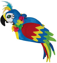 Load image into Gallery viewer, amscan Parrot Hat Costume - 14&quot; x 16&quot;, 1 Pc
