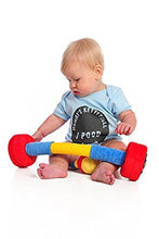 Load image into Gallery viewer, WOD Toys Baby Barbell Plush with Rattle - Safe, Durable Fitness Toy for Newborns, Infants and Babies
