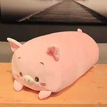 Load image into Gallery viewer, Pig Plush Pillow Soft Pig Stuffed Animal Toy Piggy Body Pillow, 23.6&quot;
