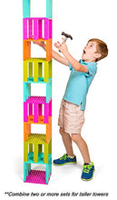 Load image into Gallery viewer, Brik Buster Tower Toppling Game by Strictly Briks Patent Pending | Stackem High Then Bustem Down! | Award Winning Game Created by Kids for Kids | Fun for All Ages 3+ | 1+ Players | 133 Brick Pieces
