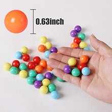 Load image into Gallery viewer, Laviesto 60 Pcs Game Replacement Balls for Chinese Checker, 5/8 Inch Solid Color Replacement Balls for Chinese Checkers, Marble Run, Marbles Game(6 Colors)
