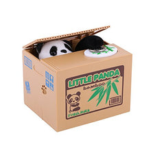 Load image into Gallery viewer, Automatic Moneybox, Coins Moneybox Automatic Stealing Coins Cents Collecting Bank Saving Box for Children Home Decoration (Little Panda Print Panda)
