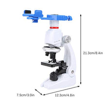 Load image into Gallery viewer, Children Microscope 1200X, Biological Monocular Microscope, Easy Set up and Operate Microscope for Kids Gift Beginner/Students
