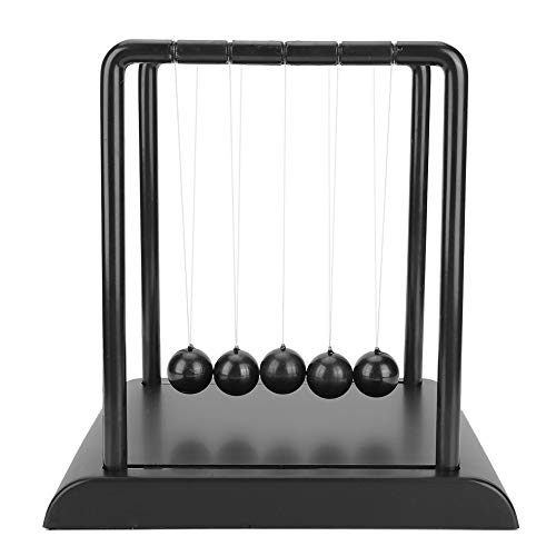 Yosoo Pendulum Ball, Newton's Cradle Balance Steel Balls Physics Science Pendulum Ornaments Intelligent Toy Desk Interesting Decompression Toy (7 x 5.8 x 7.1in)