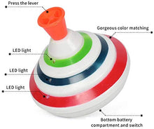 Load image into Gallery viewer, Amorr Light Up Spinning Top Toy for Kids Spinning Top with Sound Music and Lights Spinning Toy Birthday Gift for Boy and Girl
