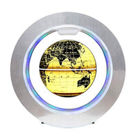 School Globes Floating Globe Levitation Rotating World Map with LED Lights Levitation Floating Globe for Decoration in Office and House for Children Gift 6 Inch