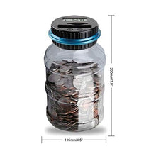 Load image into Gallery viewer, WSZJJ Us Dollar Money Saving Jar Clear Digital Piggy Bank Coin Savings Counter LCD Counting Money Jar Change Gift for Children Kids
