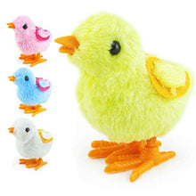 Load image into Gallery viewer, PRETYZOOM 3pcs Wind up Toys Easter Toy Wind-Up Jumping Chicken Plush Chicks Toys Party Favors Toy for Kids (Random Color) Party Favors
