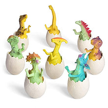 Load image into Gallery viewer, FUN LITTLE TOYS 8PCs Hatching Dinosaur Eggs Toys for Kids, Fun Excavation Surprise Dino Egg Set, Toddler Birthday Party Supplies Favors Gifts Educational Science for 3 4 5 6 Year Old Boy Girl
