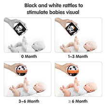 Load image into Gallery viewer, TUMAMA High Contrast Shapes Sets Baby Toys, Black and White Stroller Toy for Car Seat Baby Plush Rattles Rings Hanging Toy for 0 3 6 9 to 12 Months, Newborn,Toddlers,Infants (4 Packs)
