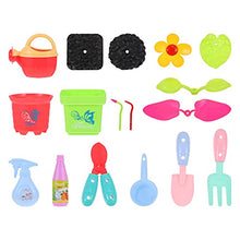 Load image into Gallery viewer, NUOBESTY 1 Set Flower Planting Toy Gardening Pretend Game Kids Flower Planting Tools Educational Activity for Preschool Children
