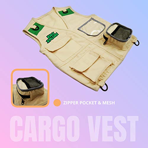 Kids Camping Gear Camping and Backyard Kits Cargo Vest and Hat for Zoo  Keeper