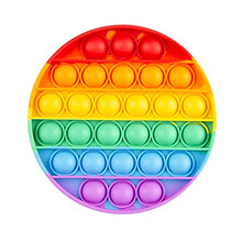 Load image into Gallery viewer, Push Pop Bubble Fidget Sensory Toy - for Autism, Stress, Anxiety - Kids and Adults (Rainbow)
