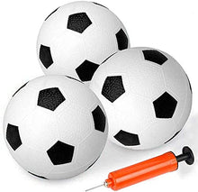 Load image into Gallery viewer, Mini Soft Toddler Soccer Ball, 3 Pack 6&quot; Little Soccer Balls for Toddlers &amp; Babies, Baby Soccer Balls Pair Bulk Perfectly with Toddler Soccer Goal Toys, Beach Balls, Pool Balls with Air Pump
