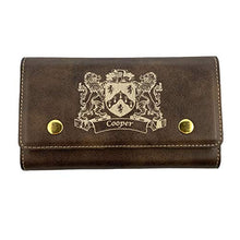 Load image into Gallery viewer, Cooper Irish Coat of Arms Leather Card &amp; Dice Set
