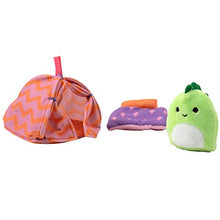 Load image into Gallery viewer, Squishville by Squishmallows Mini Plush Room Accessory Set, 2 Danny Mini-Squishmallow and 2 Plush Accessories, Marshmallow-Soft Animals, Camping Toys
