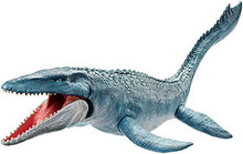 Load image into Gallery viewer, Jurassic World Toys Jurassic World Super Colossal Velociraptor Blue &amp; Real Feel Mosasaurus, Colossal Velociraptor Blue &amp; Mosasaurus
