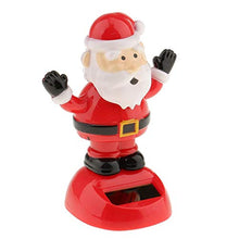 Load image into Gallery viewer, KODORIA 2pcs Solar Powered Toy Christmas Snowman &amp; Santa Claus Swinging Bobble Toy Gift for Car Decoration Novelty Happy Dancing Solar Animated Toys
