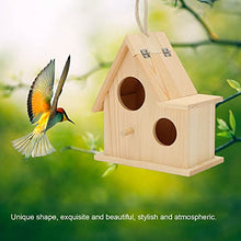 Load image into Gallery viewer, 01 Birdhouse, Hanging Bird Nests Wood Bird for Yard for Outdoor Gardens for Home for Balcony
