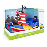 Viking Toys - Pirate Ship Toy Playset - with Figure and Cannon, for Ages 1 Year +