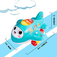 Load image into Gallery viewer, HISTOYE Baby Toys Airplane for 1 2 + Year Old, Musical Toy for Toddlers with Lights, Electronic Moving Aeroplane, Baby Development Toys Plane for 12 18 Month Old Gift to Encourage Crawling
