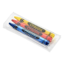 Load image into Gallery viewer, Crayon King 2,160 Bulk Crayons (720 Sets of 3-Packs in Cello) Restaurants, Party Favors, Birthdays, School Teachers &amp; Kids Coloring Non-Toxic Crayons
