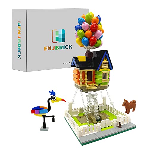 ENJBRICK Up Balloon House Building Kit for Kids Age 8-14 Yrs,Creative Building Block Set 635pcs,Girl Toys for Christmas and Birthday Gifts,Tensegrity Sculptures Building