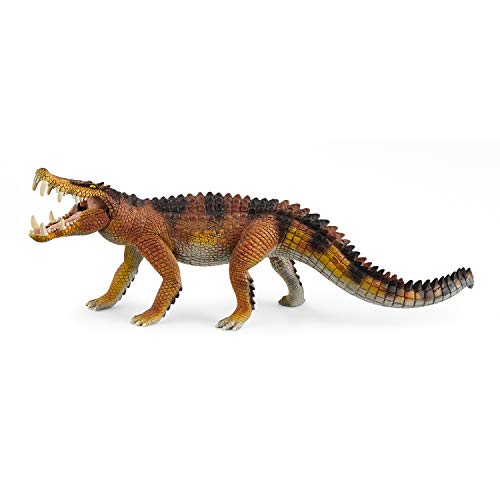 Schleich Dinosaurs, Large Dinosaur Toys for Boys and Girls, Realistic Kaprosuchus Toy with Movable Jaw