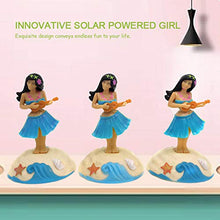 Load image into Gallery viewer, Wustrious Solar Powered Dancing Hula Girl, Hawaiian Doll Bikini Beach Girl Car Dashboard Bobblehead Decor, Office Collection Figurines Gift
