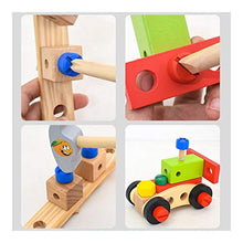 Load image into Gallery viewer, GEEYU-huiyu Toys New Play House Children&#39;s Simulation Cognitive Maintenance Toy Wooden Toolbox Toy Set Boy Kids ( Color : Type B )

