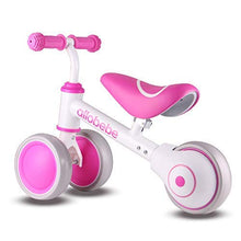 Load image into Gallery viewer, allobebe Baby Balance Bike, Cute Toddler Bikes 12-36 Months Gifts for 1 Year Old Girl Bike to Train Baby from Standing to Running with Adjustable Seat Silent &amp; Soft 3 Wheels
