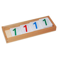 Montessori Large Plastic Number Cards with Box (1-9000)
