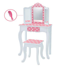 Load image into Gallery viewer, Filii - Fashion Polka Dot Prints Gisele Play Vanity &amp; Beauty Accessories Set
