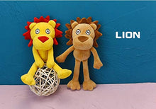 Load image into Gallery viewer, VICKYPOP Animal Plush Keychain Cute Lion Stuffed Toy and Interesting Backpack Doll Pendant for Kids or Friends (Lion-Brown)
