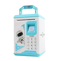 JYDQM Electronic Piggy Bank ATM Password Money Box Cash Coins Saving ATM Bank Safe Box Auto Scroll Paper Banknote Gift for Kids