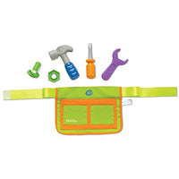 Learning Resources New Sprouts Tool Belt, Kids Construction Set, Outdoor Toys, 5 Pieces, Ages 2+