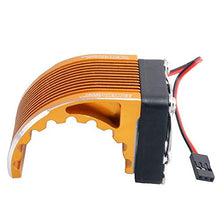 Load image into Gallery viewer, RC Gold 42mm Alum Heat Sink DC5V Fan Cooling For HSP Engine Motor 4274 4268 1515
