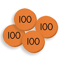 Essential Learning Products 100 Hundreds Place Value Discs Set