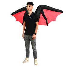 Load image into Gallery viewer, KESYOO Halloween Inflatable Costume Bat Wings Costume with Elastic Straps Blow Up Dress for Carnival Halloween Party Props Supplies
