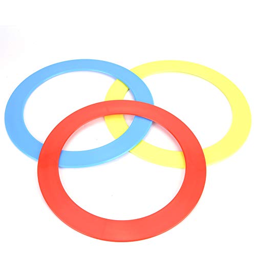 VGEBY 3PCS Hand Throw Ring, Hand Juggling Throw Ring Acrobatics Throwing Toss Ring Hand Clown Toy Children's Sports Equipment