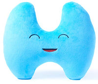 nerdbugs Thyroid Plush Organ Toys-Life is a Gland Adventure!-Thyroidectomy Surgery, Thyroid Cancer Gift, Hashimoto's Gift, Hypothyroidism, Endocrinologist Gift