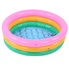 Load image into Gallery viewer, VGEBY Children Soft Inflatable Swimming Pool Boys Ball Pool Infant Seat Basin Boys Round Bright Color Baby Basin Pool(M) Sportinggoods Swimming Equipment

