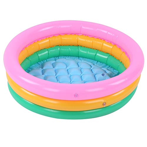 Foldable Round Shape PVC Basin Pool, Children Swimming Pool, Soft Basin Pool, Kids Basin Pool, for Fun Playing Kids Children Swimming Pool Accompany(Big)